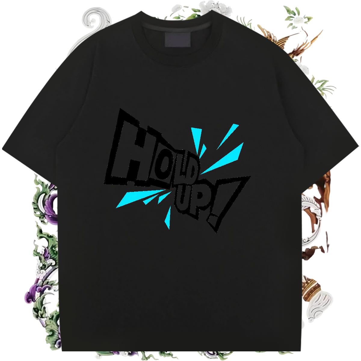 Fashion Designer T-Shirts Graphic Hip Hop Men Tees Round Neck Short Sleeve 5A