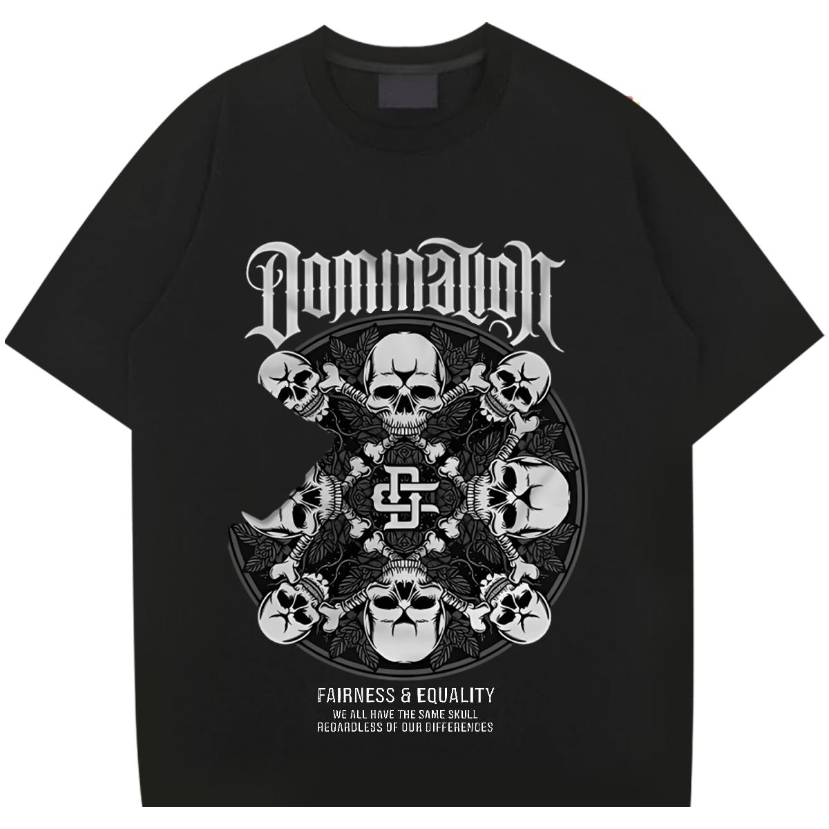 Fashion Design Men T Shirts Cartoon Print Men Tshirts Street Breathable Crew Neck Cotton Soft Tee Shirt