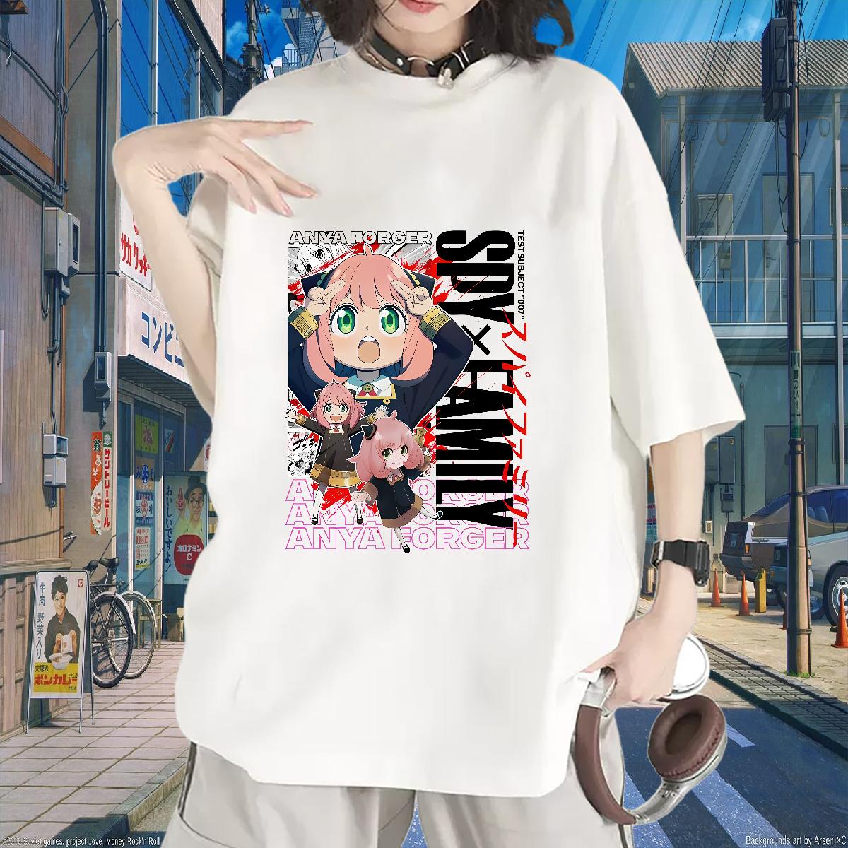 Cotton O Neck Short Sleeves T-Shirts for Women Fashion New Sports Casual Womens Tshirts Anime Lady Clothes Shirt