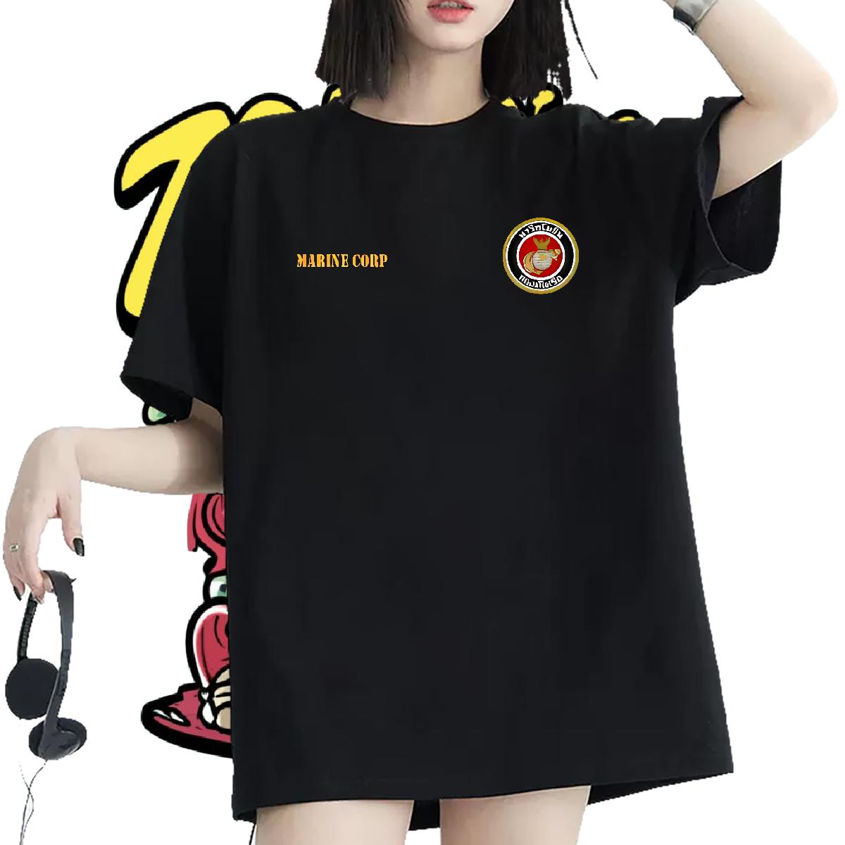 Soft T Shirts Women Short Sleeve Cotton O-Neck Clothes Shirt Hip Hop New Tshirt for Man Woman Black White