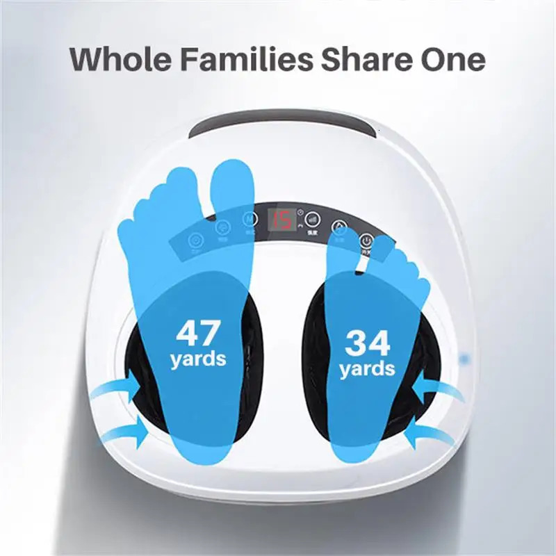 Electric foot massage machine heat pressing finger pressure foot massage to relieve roller muscle relaxation 240713