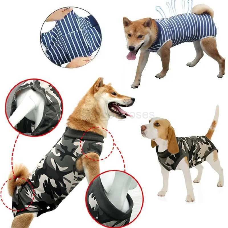 Breathable Pet Sterilization Suit Dog Surgery Recovery Clothes for Small Large Dogs Anti-Licking Puppy Cats Vest Bulldog CostumeM240713
