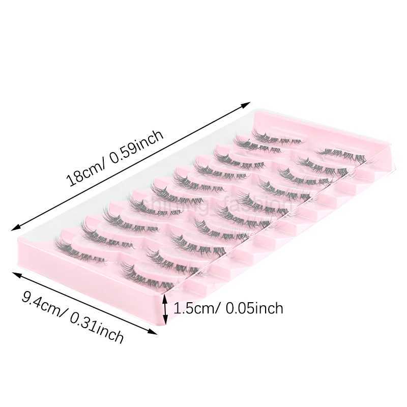 YSDO 3/10 Pairs Short Fake Lashes Soft Mink Lashes Natural False Eyelashes Extension Wispy Strip Eyelash Eye Lashes Makeup ToolsCL240713