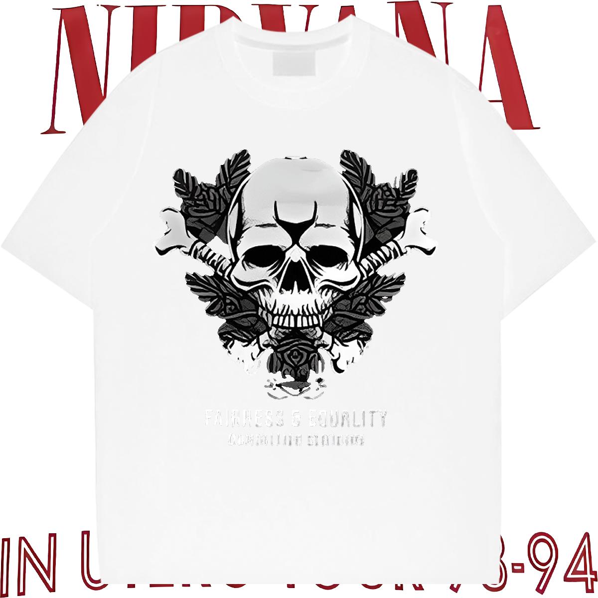 Classic Casual Man T Shirts DIY Logo Tshirts Daily Wear Short Sleeve Cotton O-Neck Loose Clothings