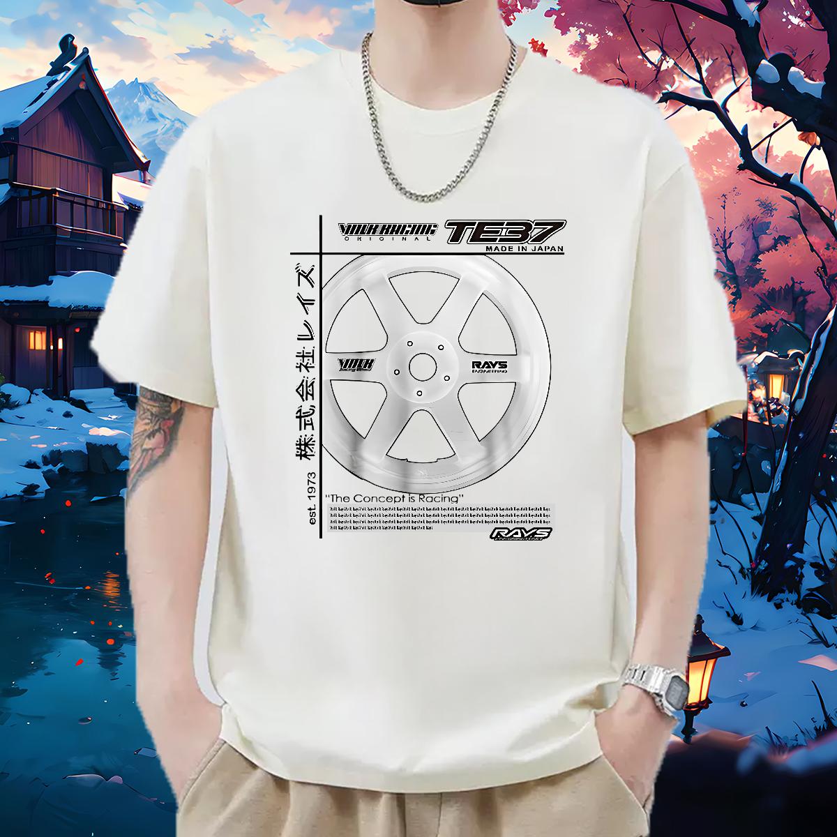 Stylist T shirt DIY Logo Street Wear Couples T Shirts Short Sleeve Cotton O-Neck Cool