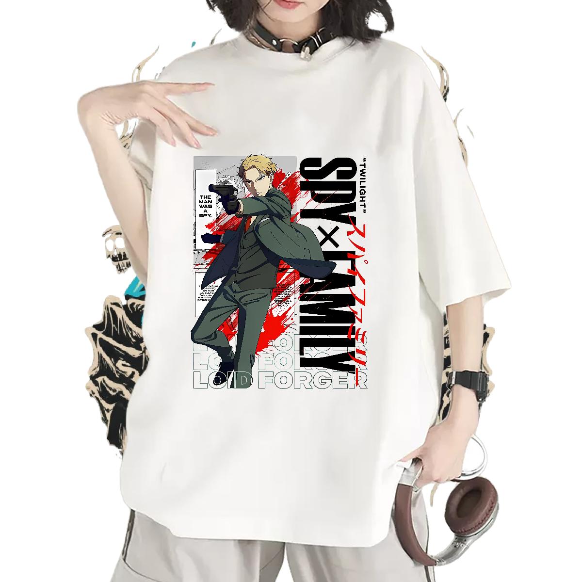 Cotton Breathable Short Sleeve T-Shirts for Women 2024 Designer Hip Hop Street Unisex Tshirts Anime Loose fit Tops Tees