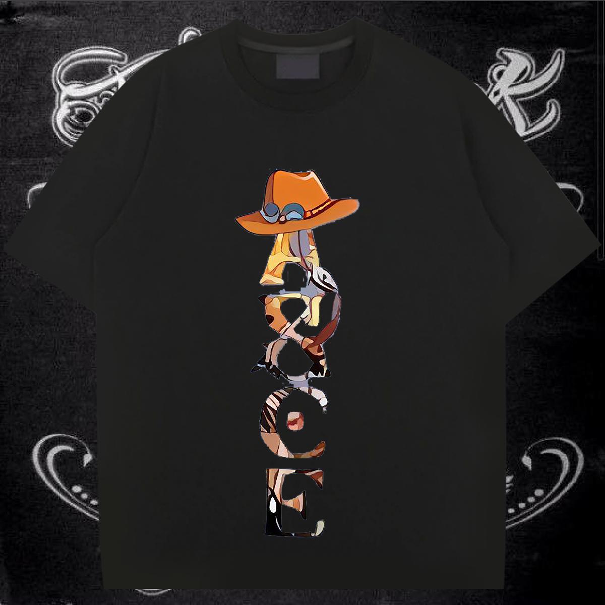 Unisex Tshirts Cotton Breathable Short Sleeve Street wear Hip Hop Mens T Shirts Asian Size 2024 New Tops Tees