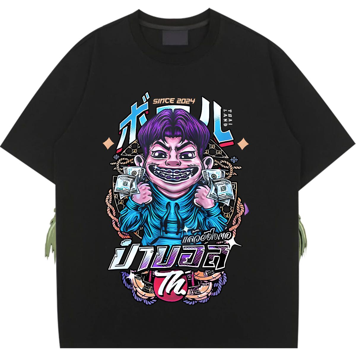 Comfortable T Shirts Women Cotton Breathable Short Sleeve Polos Hip Hop Street 2024 Designer Unisex Tshirts Plus Size Custom