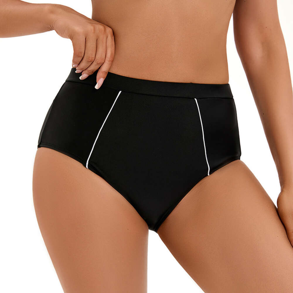 Casual High Waist New Arrival Gentle Wind French Ventilation New Pattern Popular Versatile New Triangle Adult Women's Sexy Waist Twist Swimsuit S