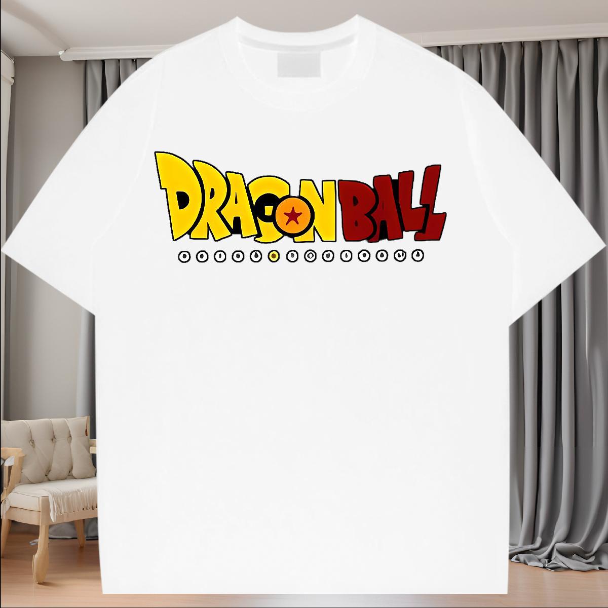 Designer T shirt Anime Casual Mens Tshirts Crew Neck Cotton Brand
