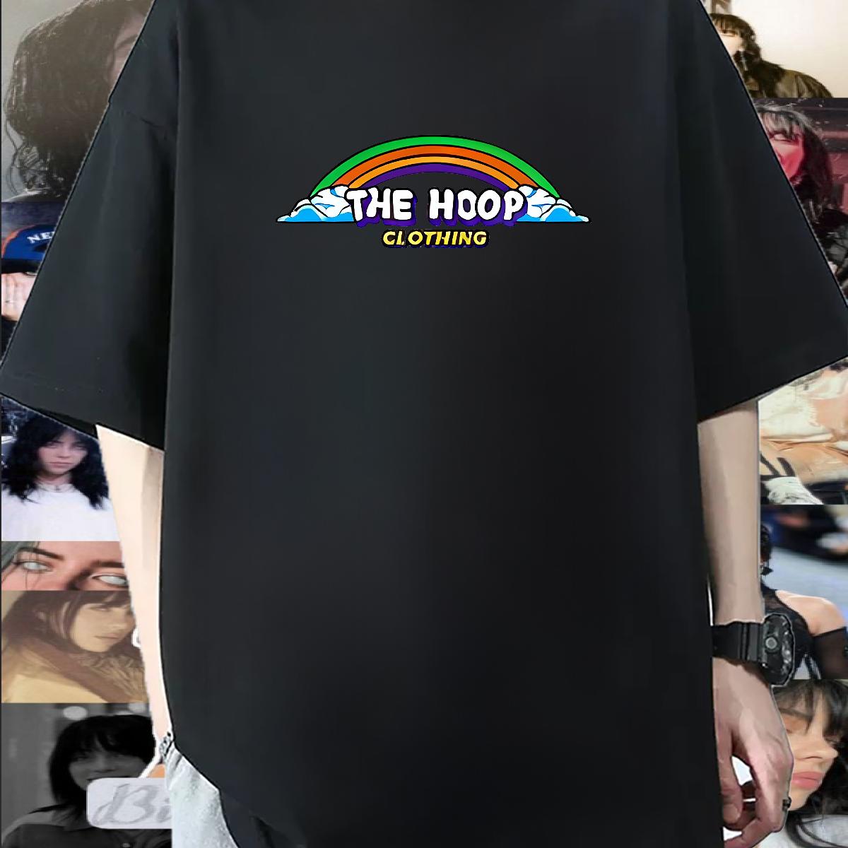 Fashion Designer T-Shirts Black Oversized Men Tees Daily Wear 180g Cotton Cool Design Polos