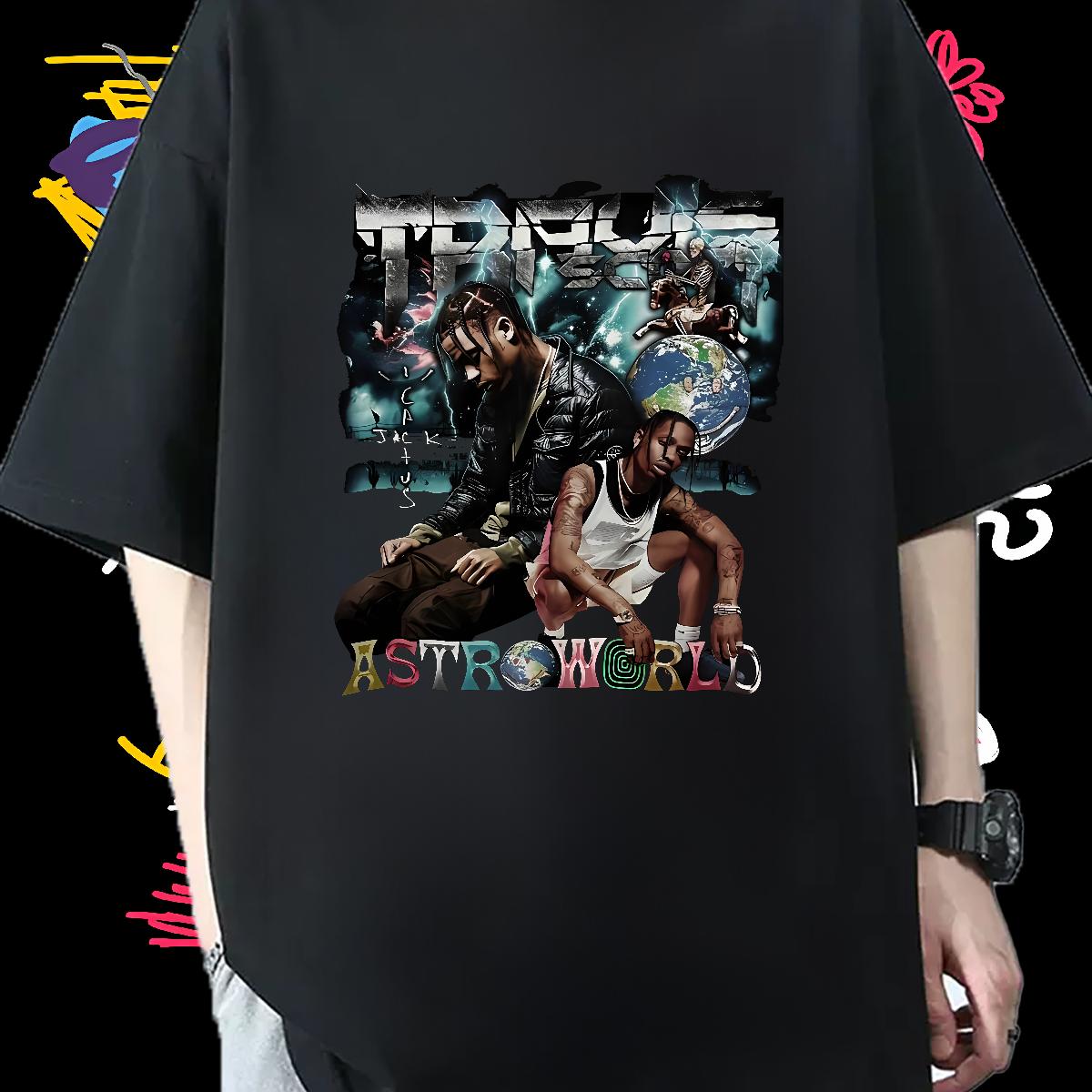 Classic T shirt Hip Hop Street Round Neck Short Sleeve Men Tees 2024 Designer Custom Printed Tees Shirts