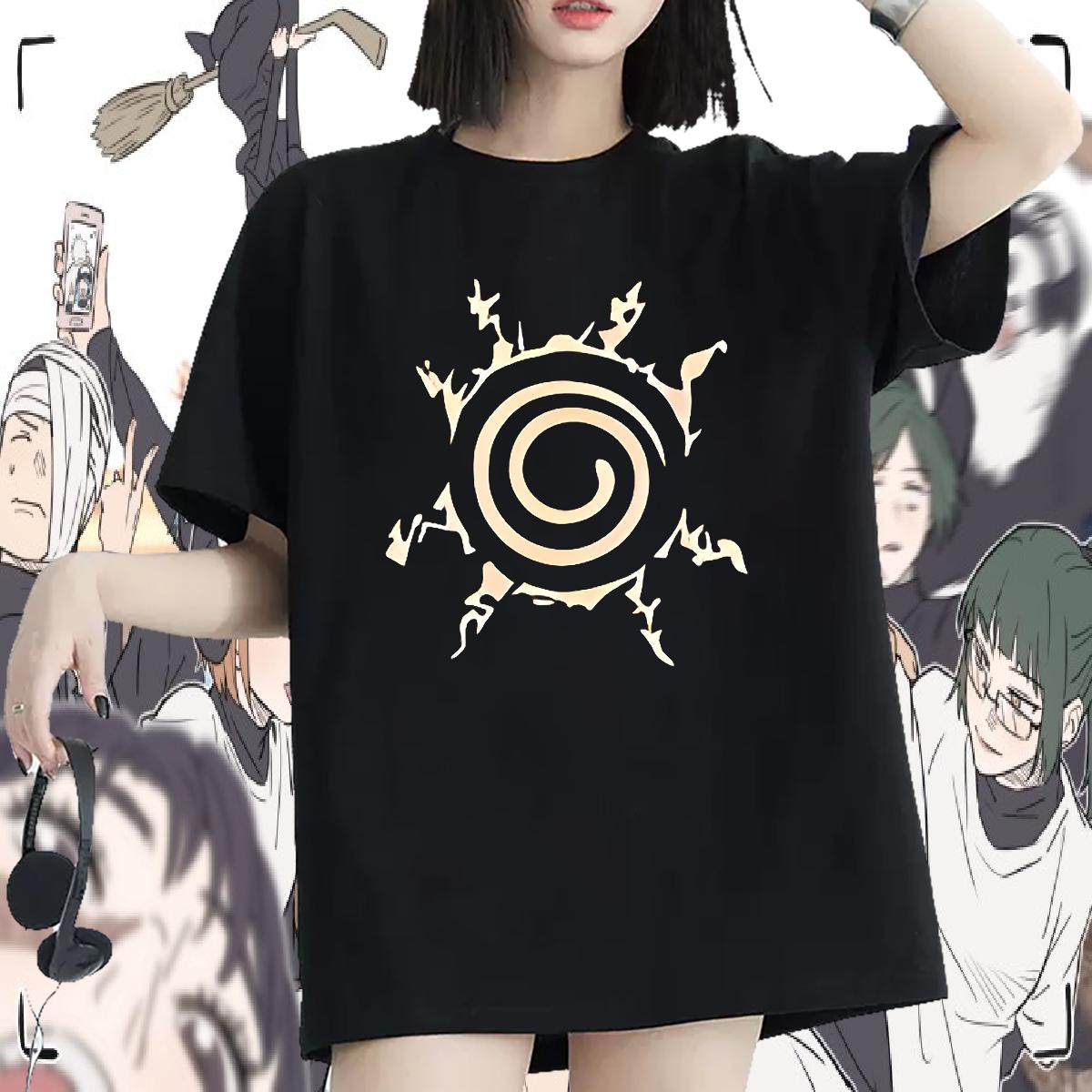 Classic Woman T Shirts Breathable Crew Neck Cotton Cartoon Printing S-3XL Clothes Shirt Street Loose fit Lady T shirt