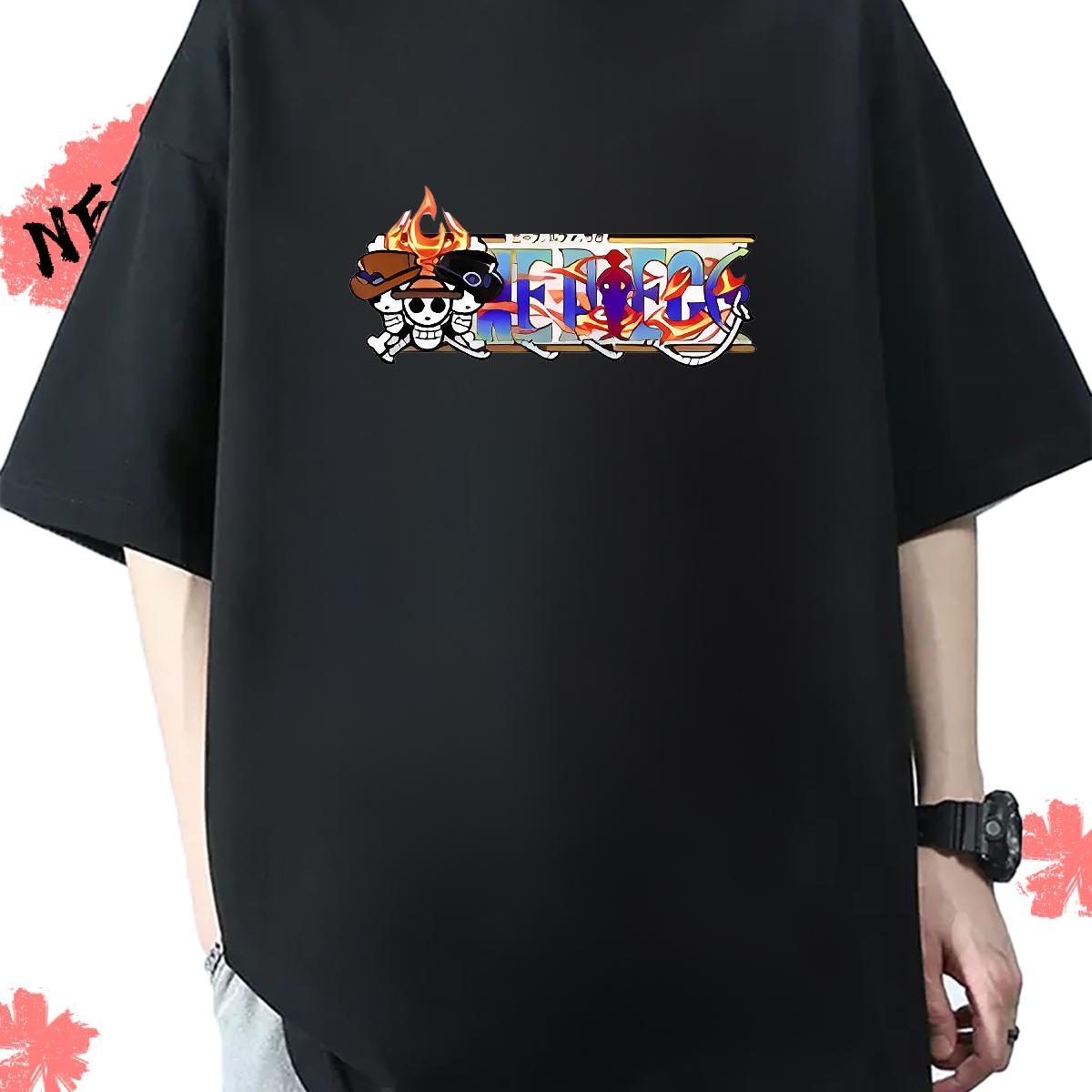 Classic Man T Shirts Custom Anime Men Tops Tees Street Casual Cotton Breathable Comfortable Tee Shirt