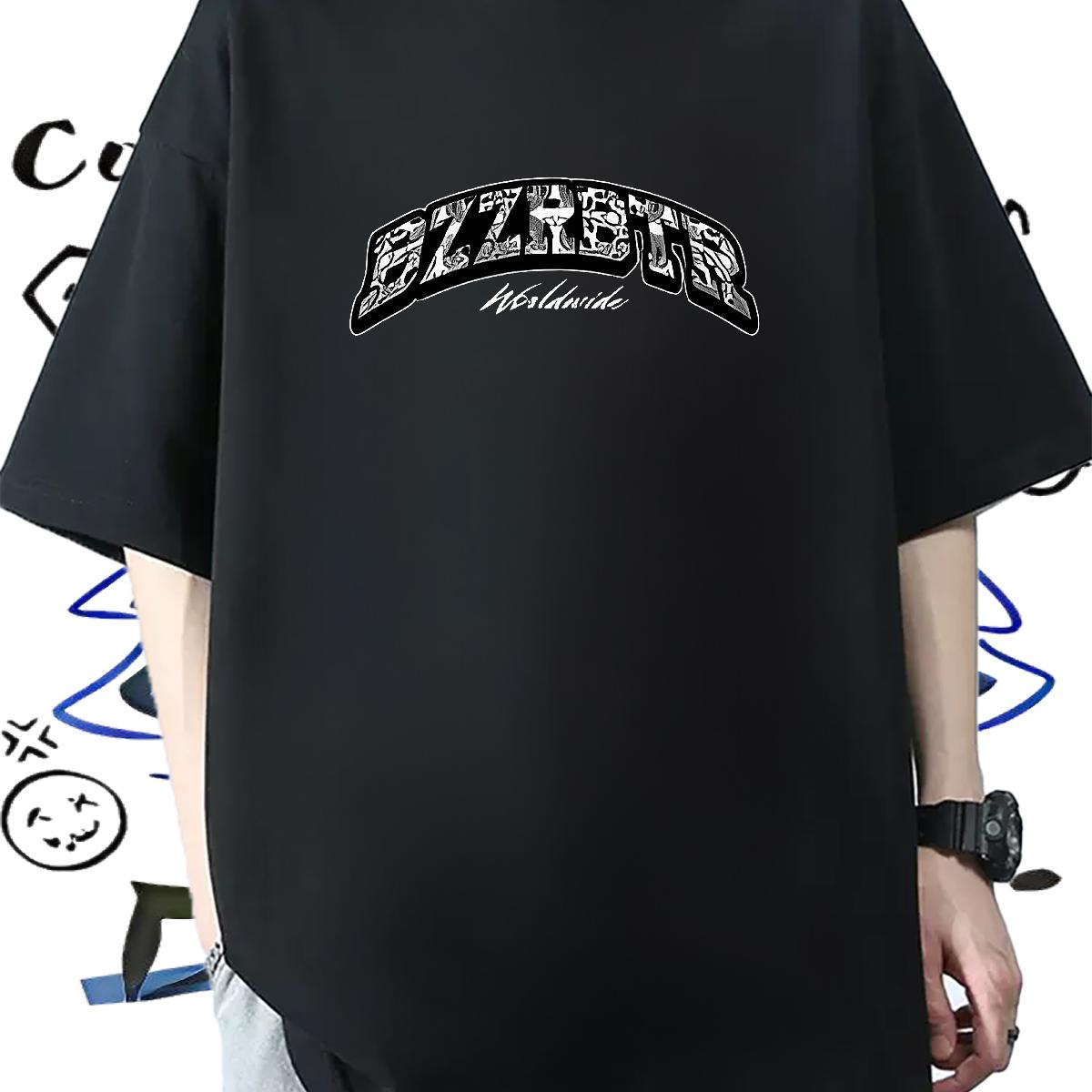 Stylist T shirt Skull Couples T Shirts High Street Hip Hop O-Neck Short Sleeve Cotton Brand Wear