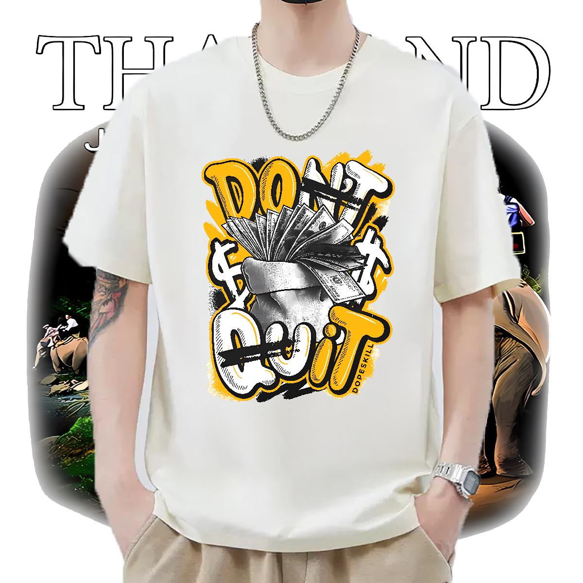 Classic T Shirts Men Summer Casual O-Neck Short Sleeve Cotton Men Tees New DIY Anime Top Tees