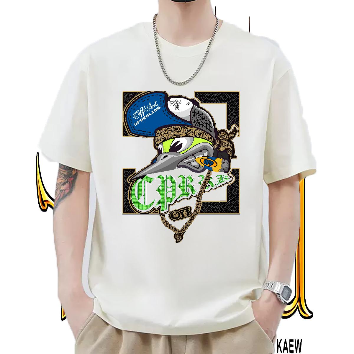 DIY Customized Men T Shirts White Plus Size Street Wear Men Tees Breathable Short Sleeve Popular