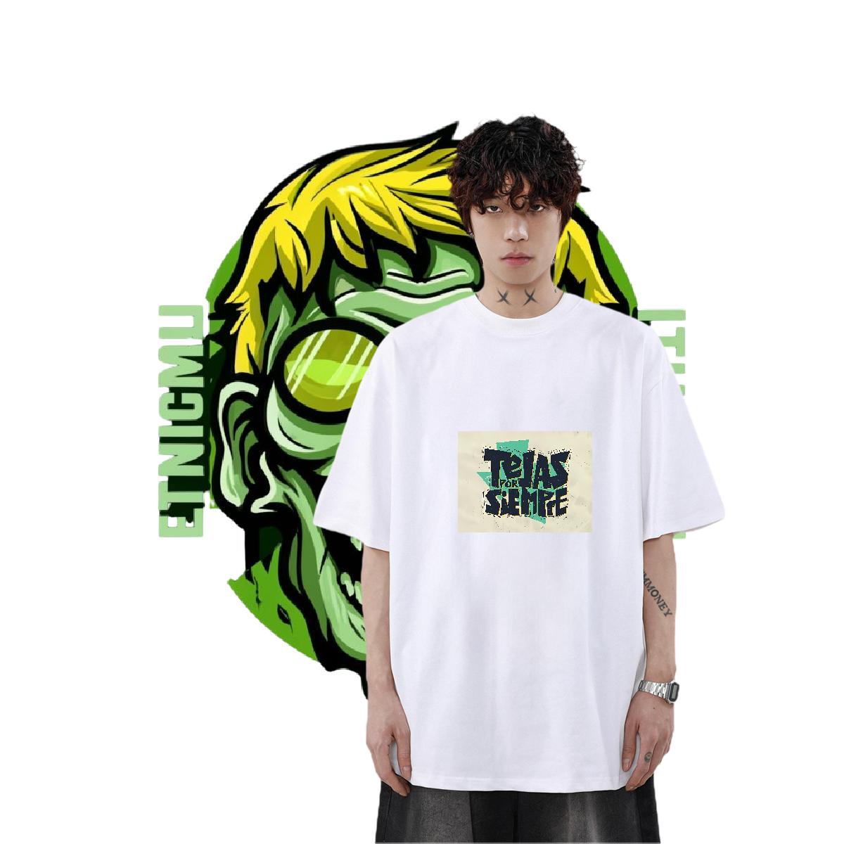 Classic Mens T Shirts Customized Outdoor Men Tops Tees Breathable Crew Neck Cool Design