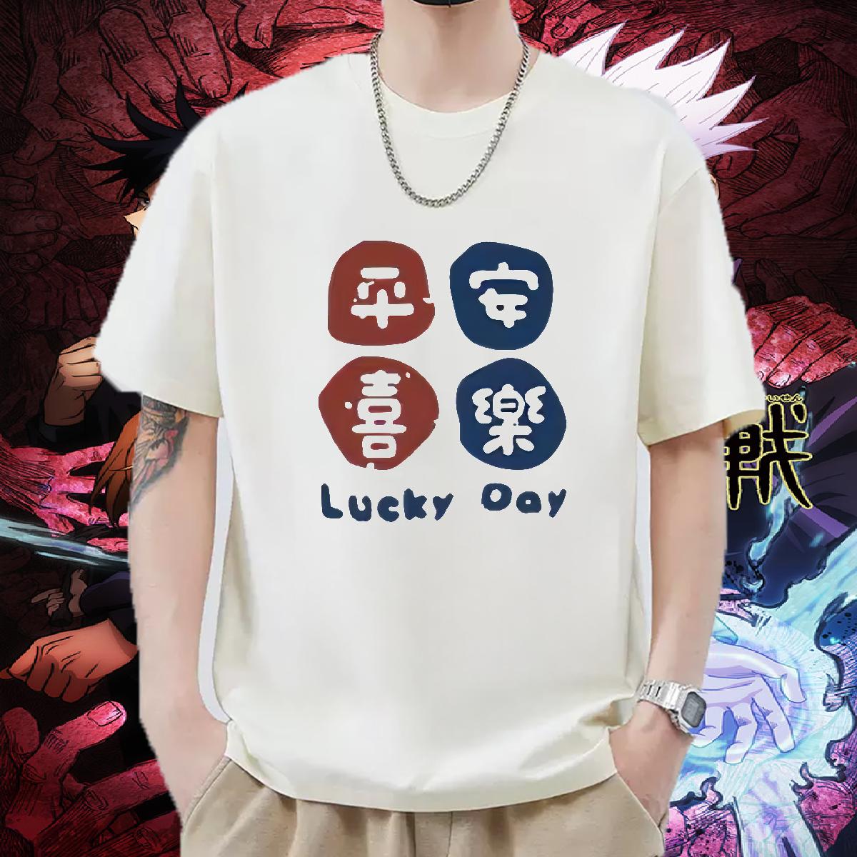 Factory Direct T Shirts Men Cartoon Print Street Men Tops Tees Breathable Crew Neck Brand