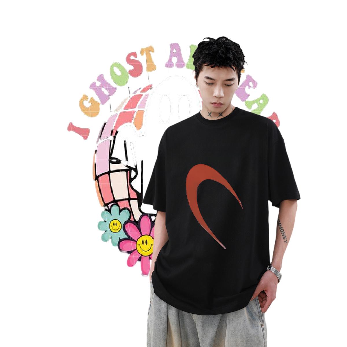 New Designer T Shirts Men Floral Print Tshirt for Man Woman Sports Casual Cotton Breathable Unisex Clothings