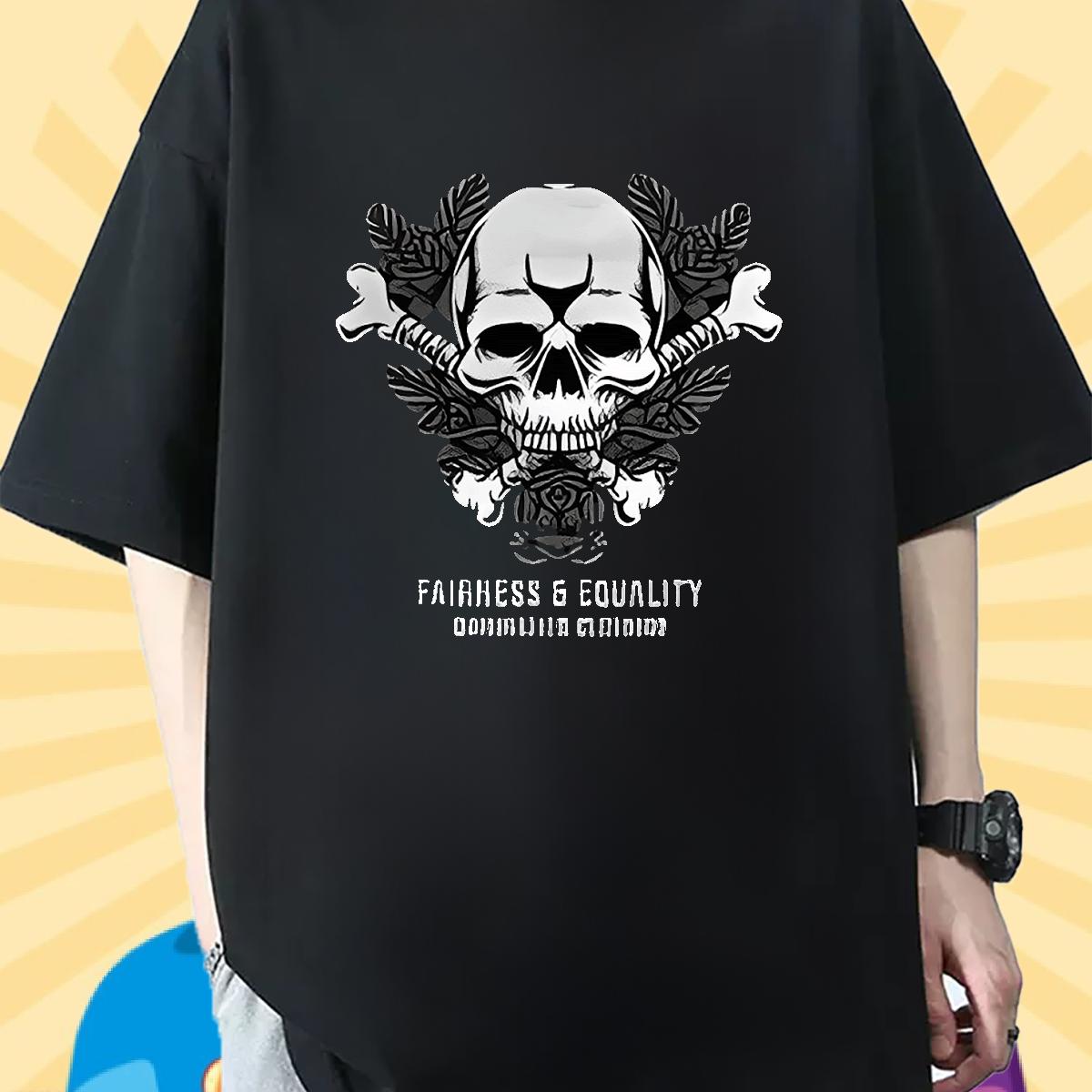 Cool Design Men T Shirts Summer Casual Crew Neck Cotton Men Tshirts Stylist Cartoon Printing S-3XL Tees