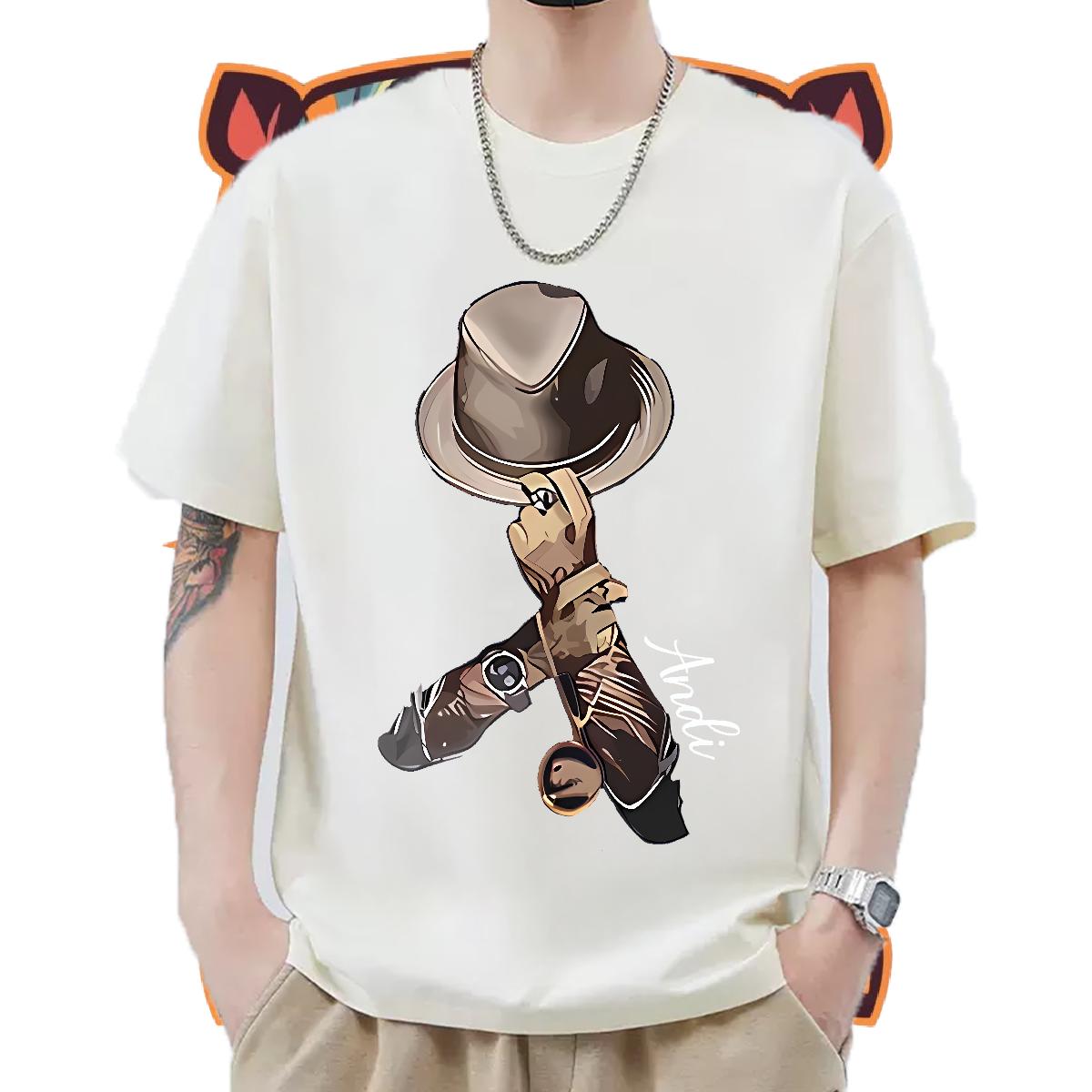 High Quality Mens T Shirts Outdoor Crew Neck Cotton Breathable Men Tshirts New Skull Clothes