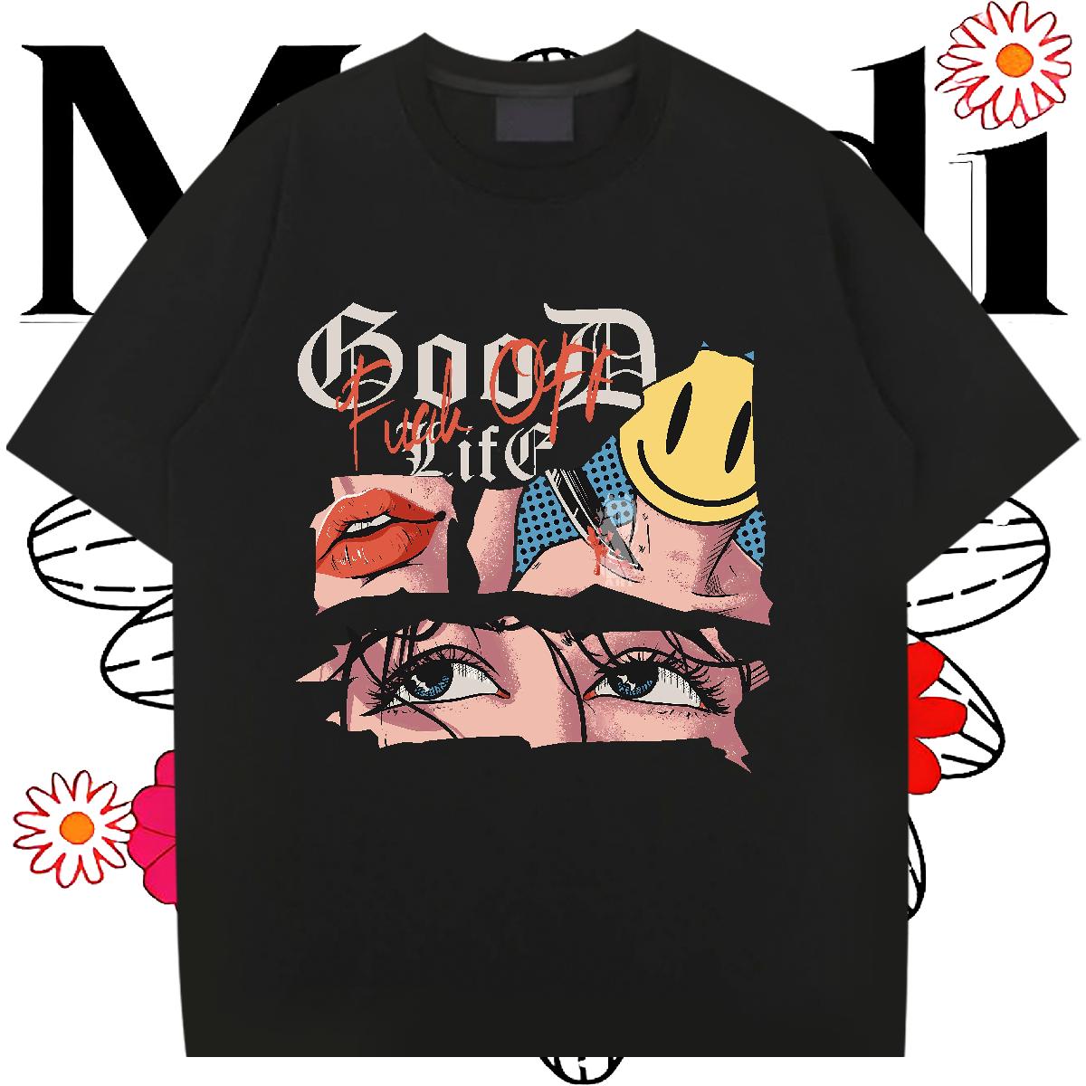 2024 Designer T Shirt For Man White Plus Size Men Clothes T-Shirt Street Crew Neck Cotton Brand Polos