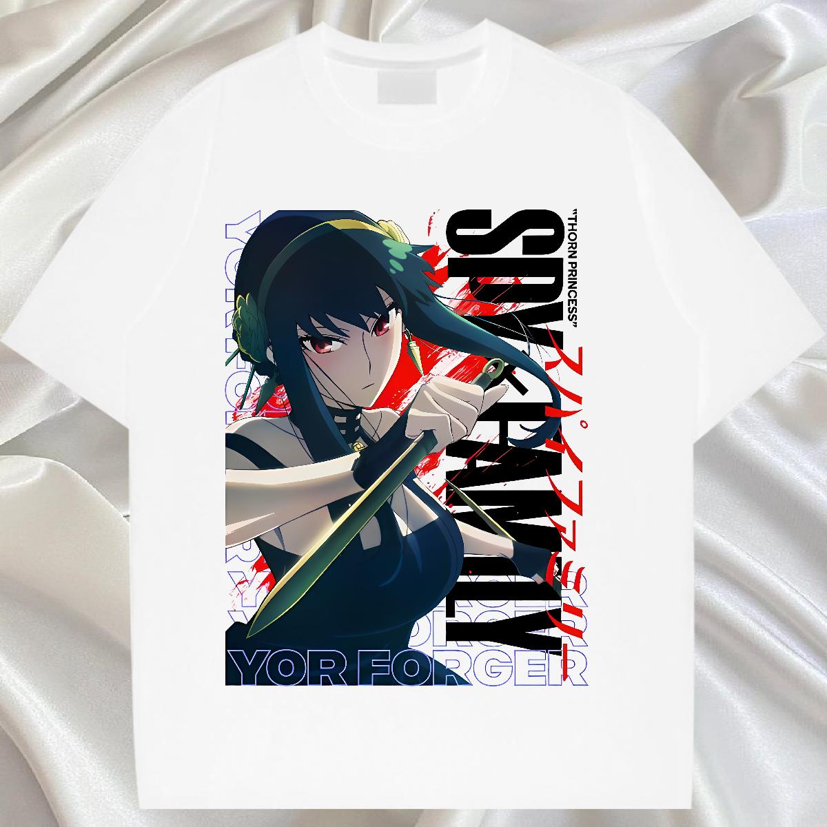 2024 Casual T Shirts Women Cotton Breathable Soft Anime Print Tops Sports Street Wear Nice Women Tshirts