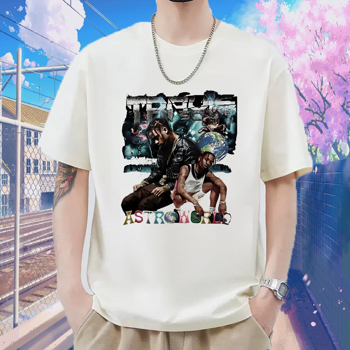 Casual New T Shirt For Man Custom Print Plus Size Daily Wear Mens Tshirts Crew Neck Cotton Breathable 5A