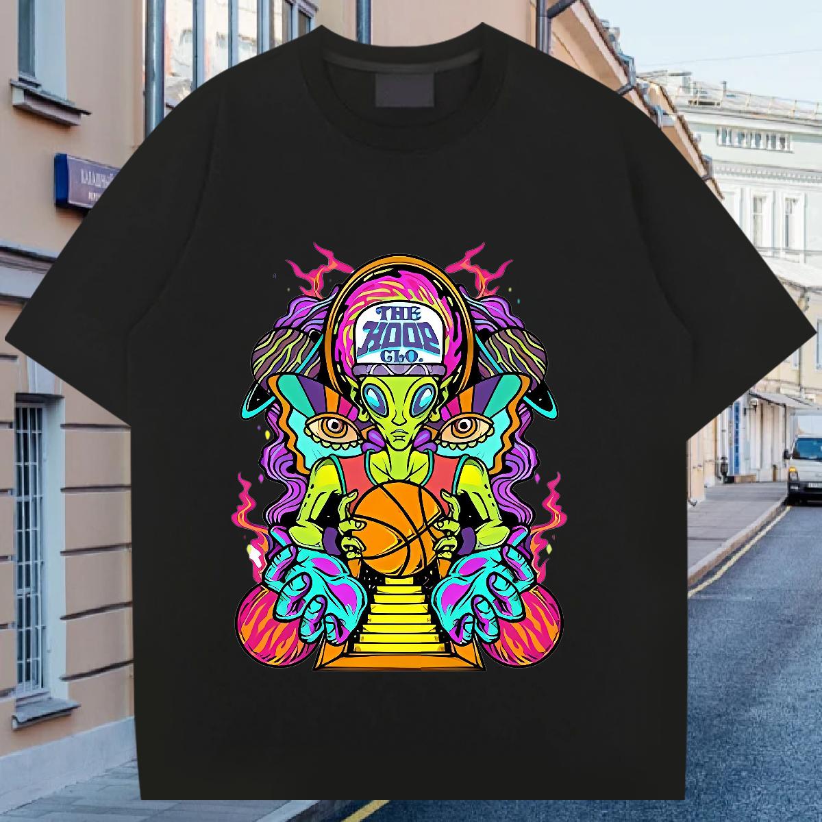 Cool T Shirt For Man Beach Breathable Short Sleeve Couples T Shirts Casual New Custom Cartoon Polos