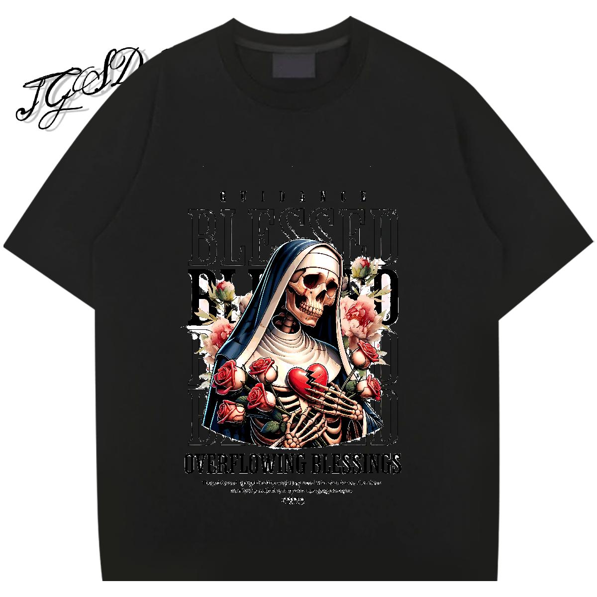 Soft Men Tshirts Breathable Crew Neck Street Casual Mens T Shirts Anime 2024 Summer Clothings