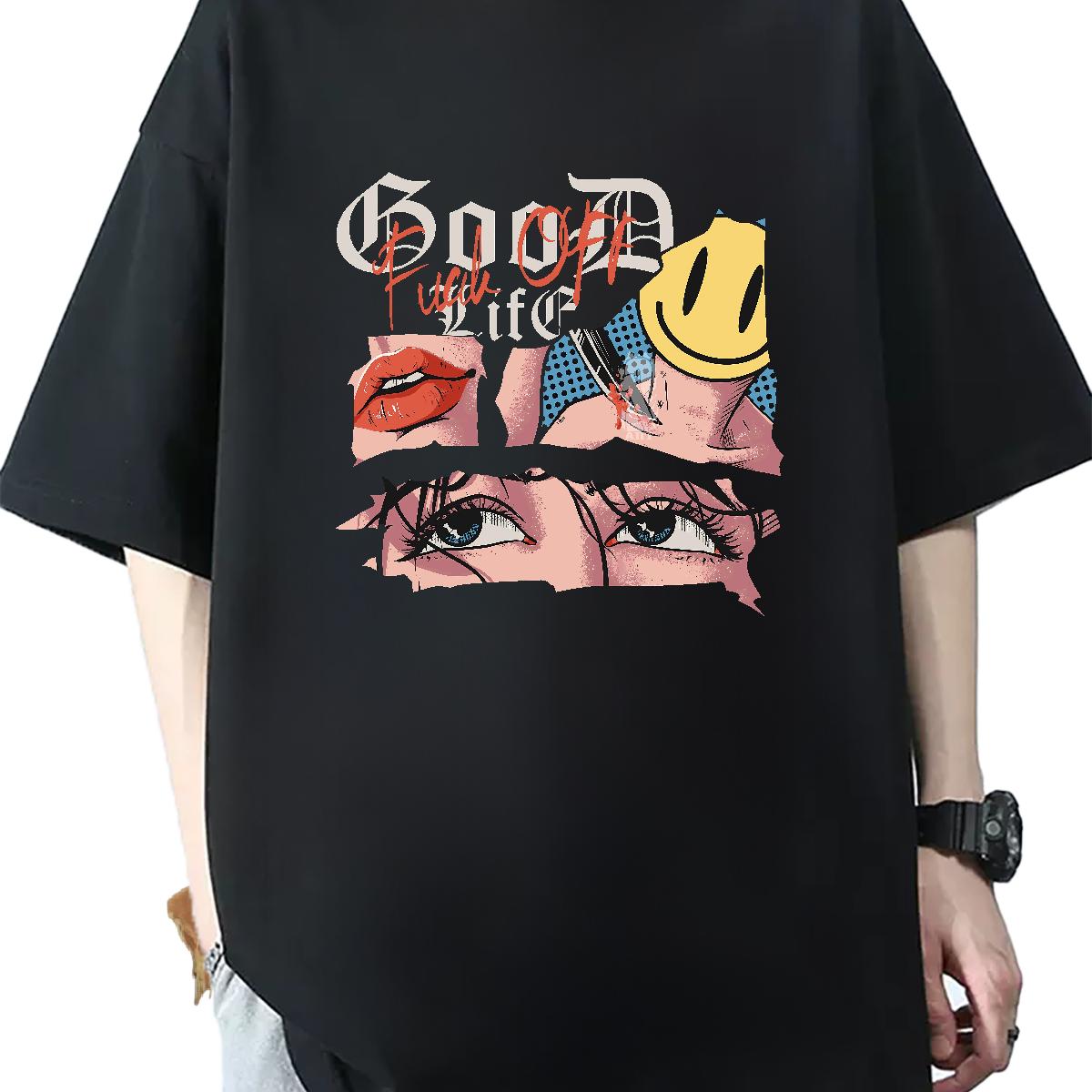 5A Tshirt for Man Woman Cotton O Neck Short Sleeves Anime Printing Street T Shirts Men DIY Anime Casual New Polos