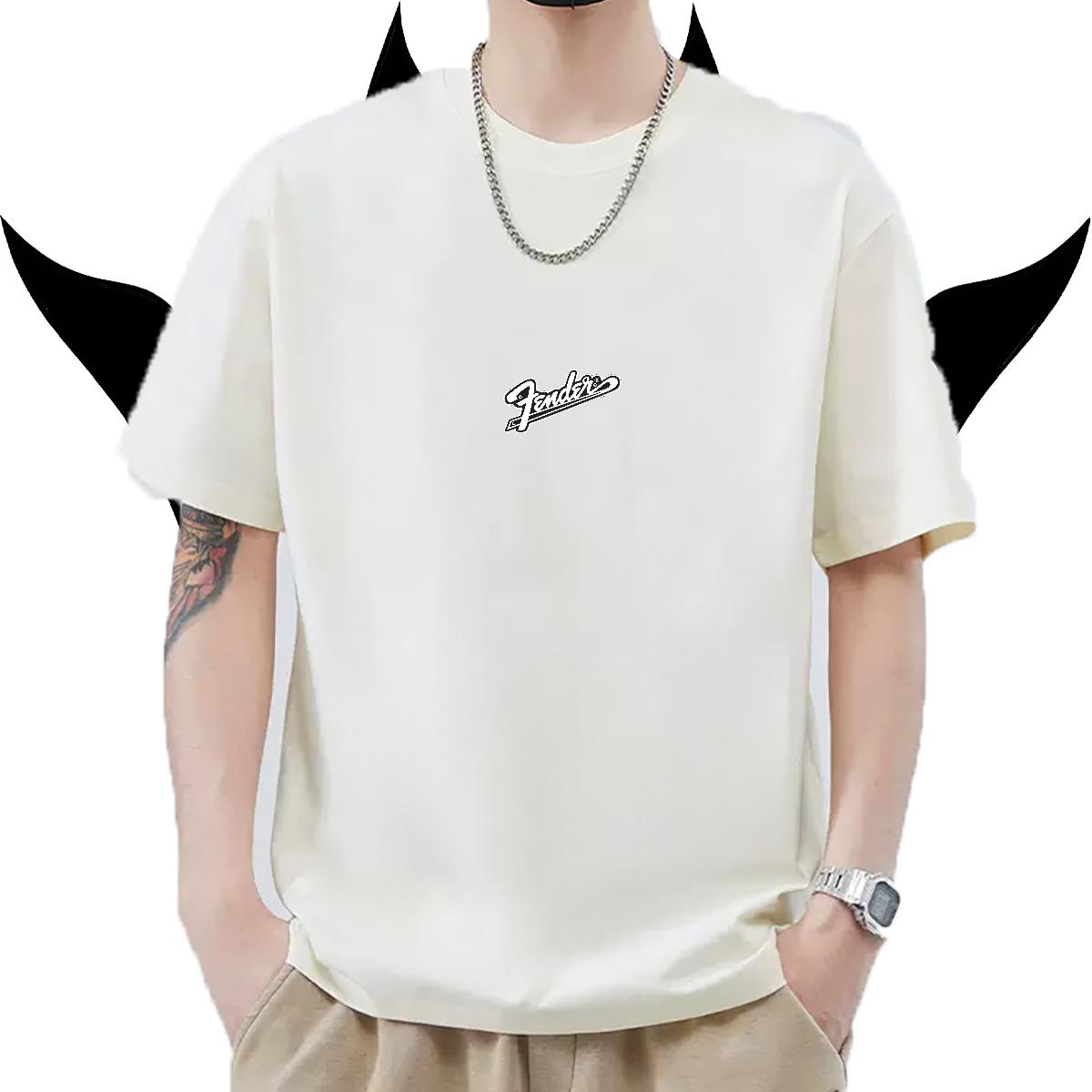 DIY Men T Shirts Asian Size Daily Wear Men Tees Crew Neck Cotton Breathable Loose