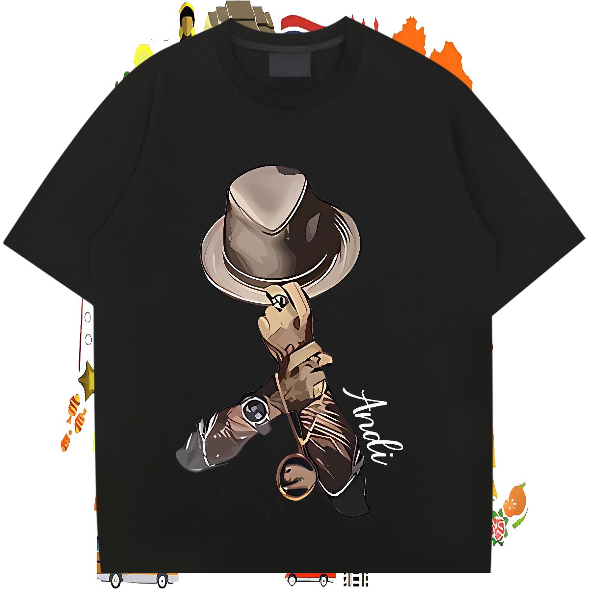 Classic Casual Men T Shirts Anime Tshirt for Man Woman Spring Summer Crew Neck Cotton Comfortable Tees