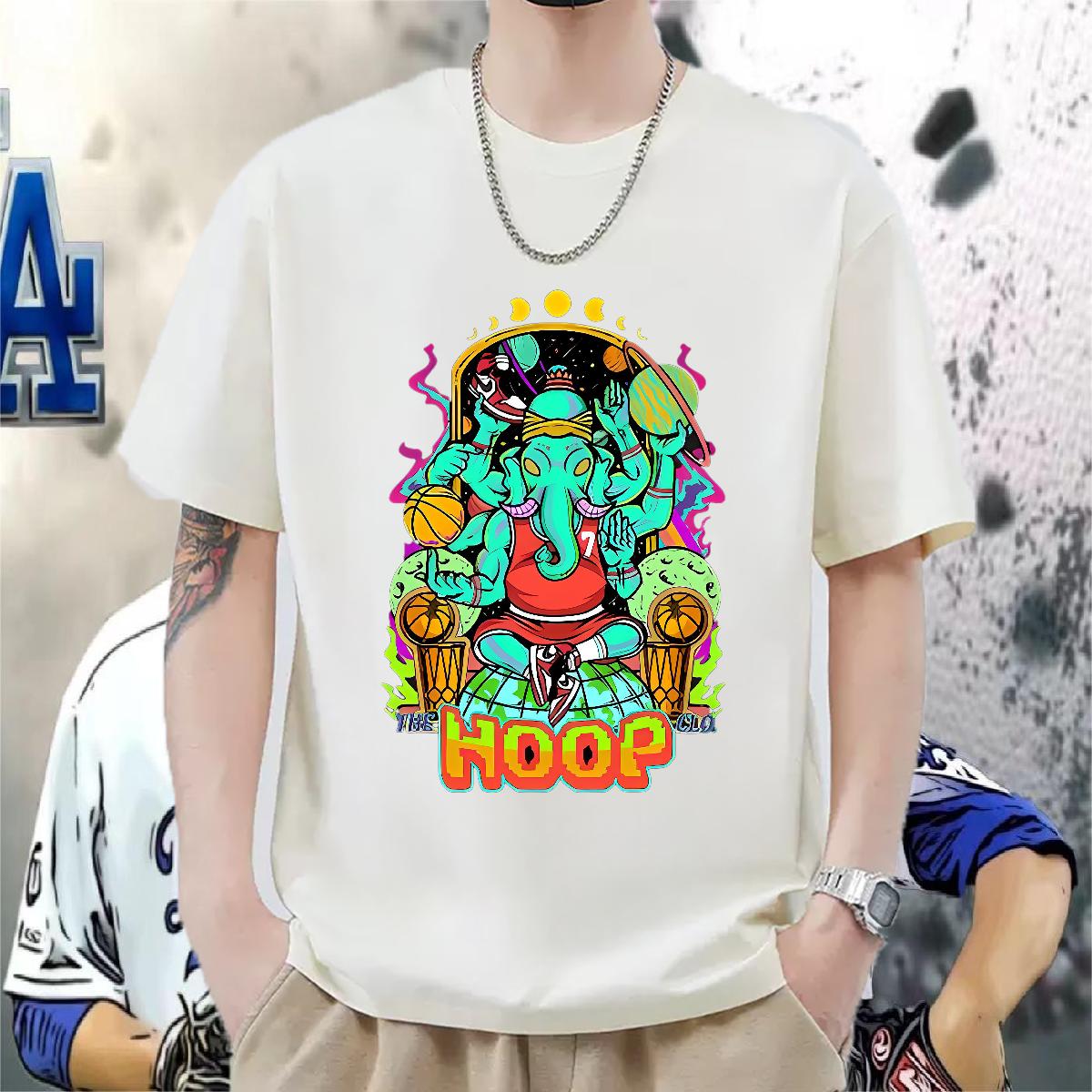 Designer T Shirt For Man Street Wear Short Sleeve Cotton O-Neck Men Tees Fashion New Black White Polos