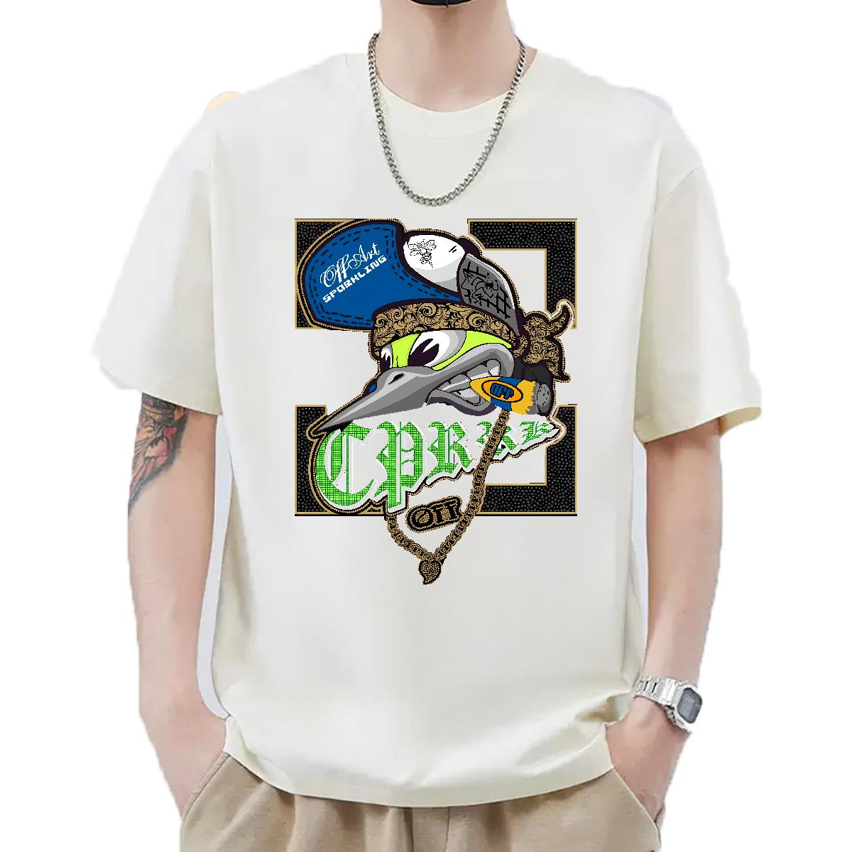 Loose Tshirt for Man Woman Short sleeve Cotton Soft Outdoor T shirt Custom Printed 2024 Designer Tops Tees