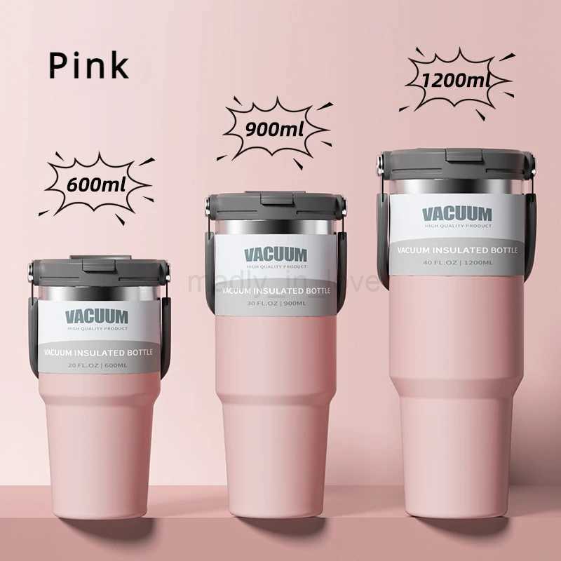 Stainless Steel Coffee Cup Insulated Hydro Cup Tumbler Thermo Water Bottle Car Travel Mug Vacuum Flask Cold and Hot Double-layerM240713