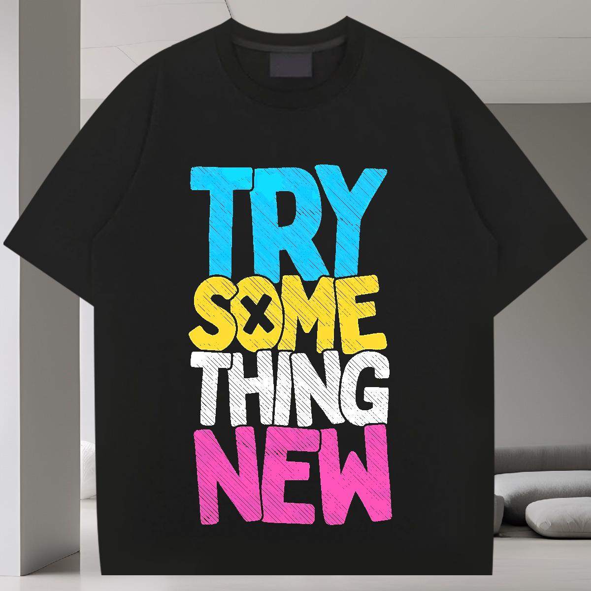 New Designer T shirt DIY Home Outdoor Men Tops Tees O-Neck Short Sleeve Cotton Comfortable