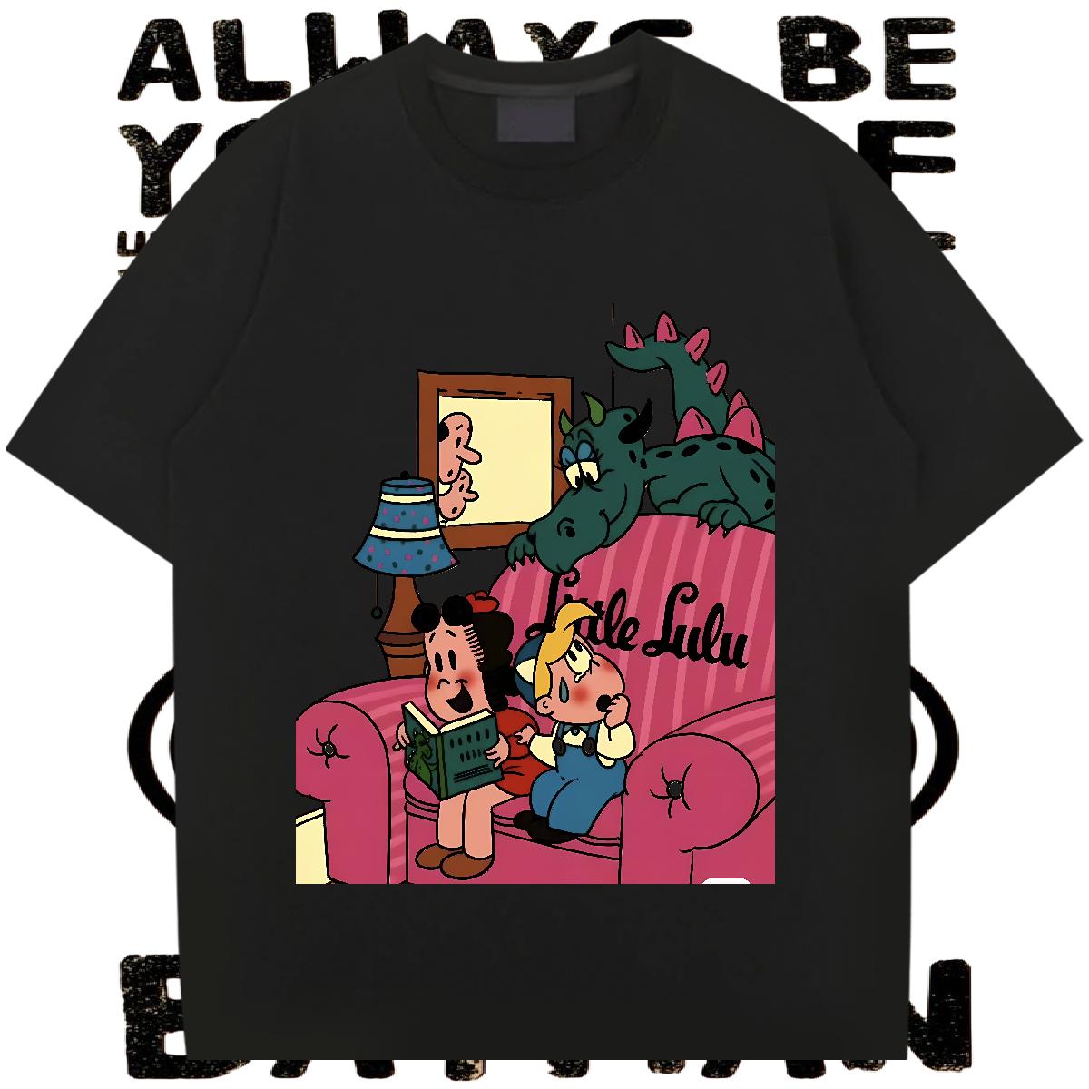 Classic T Shirt For Man Outdoor Cotton O Neck Short Sleeves Mens Tshirts DIY Customized Black White Tops