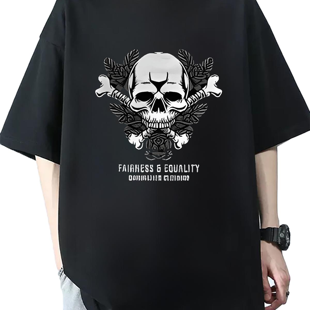 Fashion Design Man T Shirts Asian Size Men Tshirts Casual Breathable Crew Neck Loose Fit Top Tees