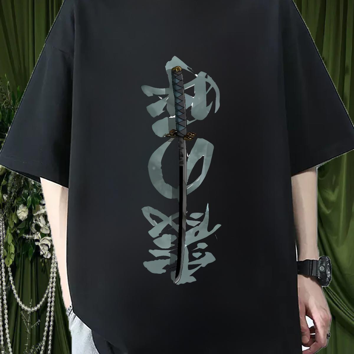 New Arrival T shirt Black Oversized Beach Men Tshirts Cotton Breathable Short Sleeve Loose