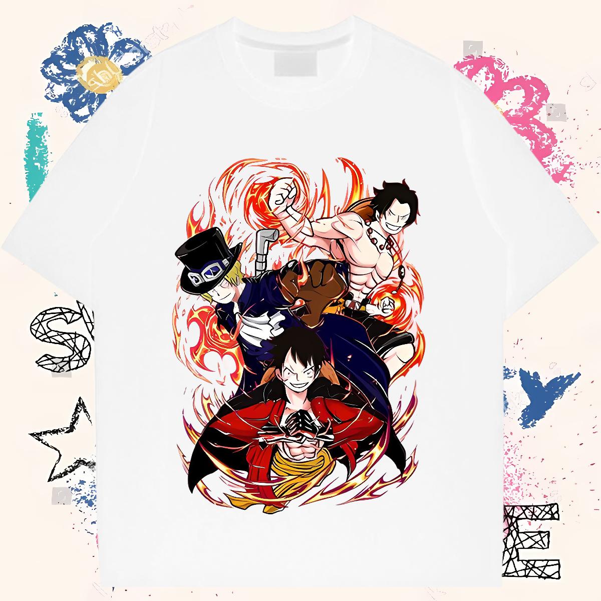 Loose Fit T shirt Daily Outfit Cotton Breathable Short Sleeve Men Clothes T-Shirt Factory Direct Cartoon Printing S-3XL Tops