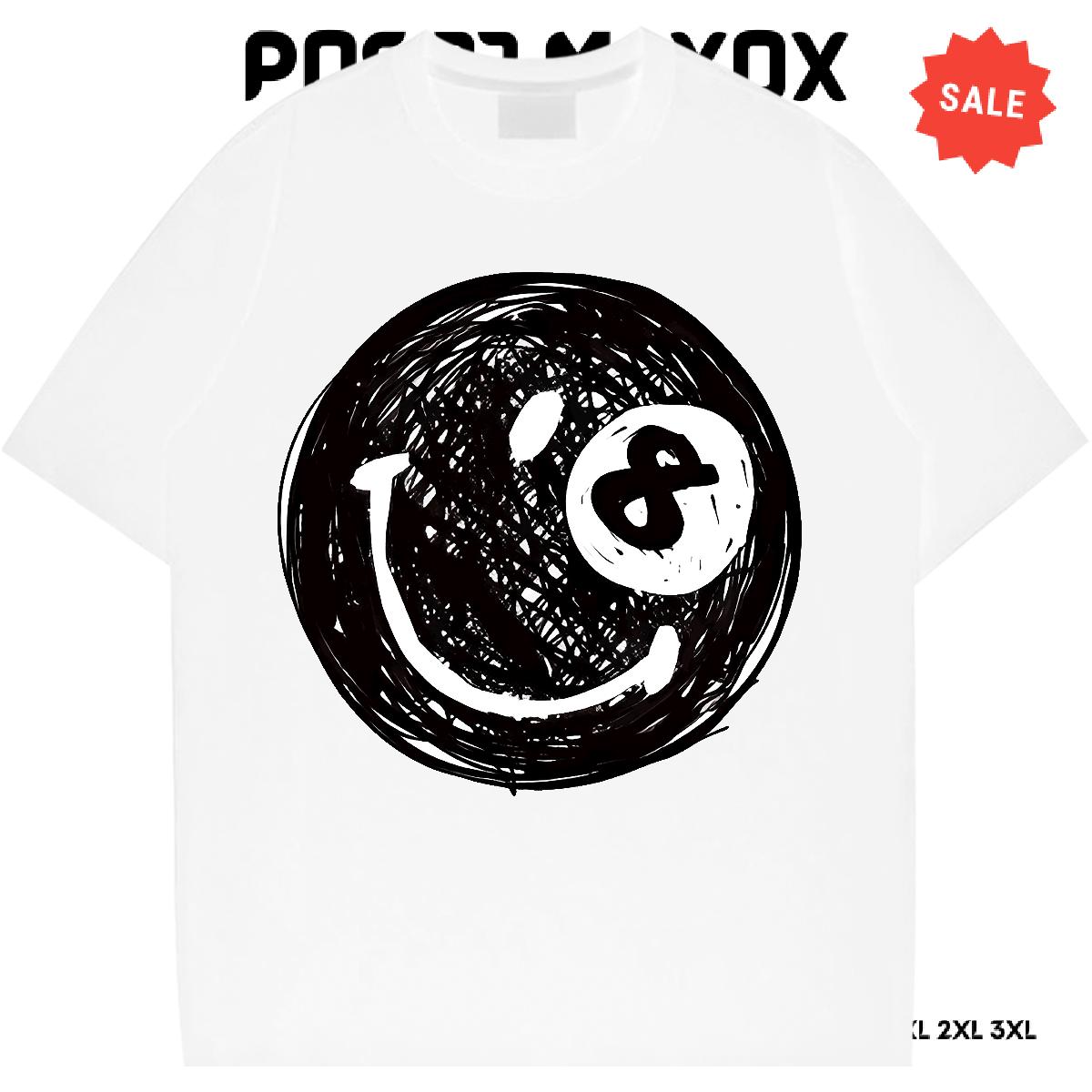 Wholesale Men Tops Tees 180g Cotton Hip Hop Street T-Shirts Black White Brand Tee Shirt