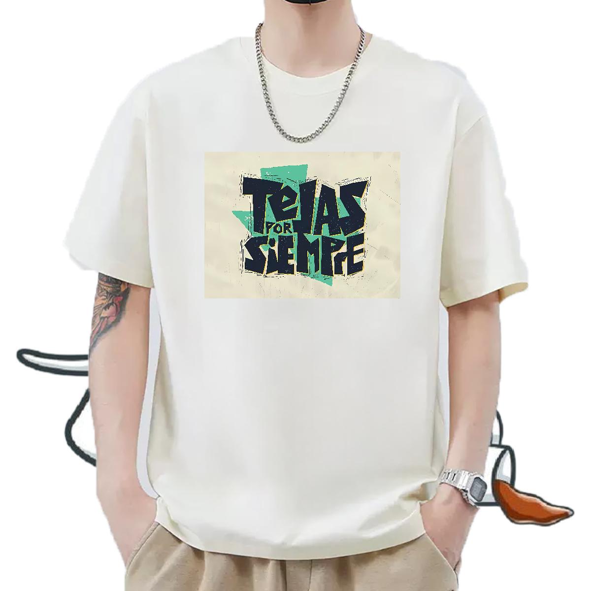 Wholesale T shirt Anime Print Men Tshirts Street Wear Crew Neck Cotton Breathable Loose Fit Tees