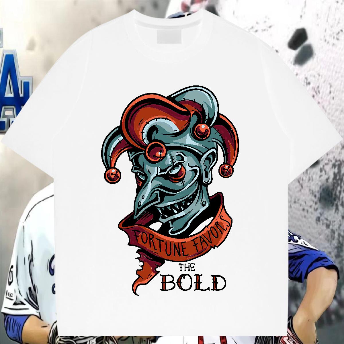 2024 New Mens T Shirts DIY Logo Men Tees Anime Printing Street Cotton O Neck Short Sleeves Comfortable Tees Shirts