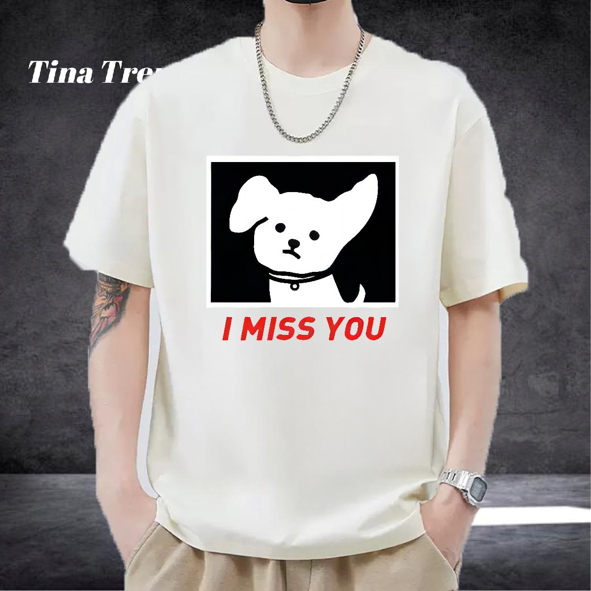 Classic Casual T-Shirts for Men Cartoon Print Anime Printing Street Men Tees 180g Cotton Brand