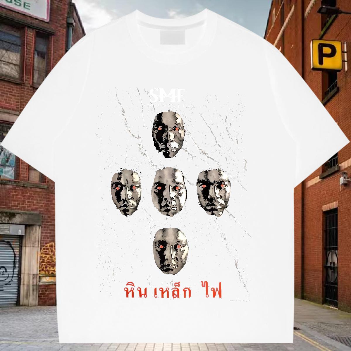 Unisex Men T Shirts Sports Casual 180g Cotton Tshirts 2024 DIY Custom Cartoon Polos