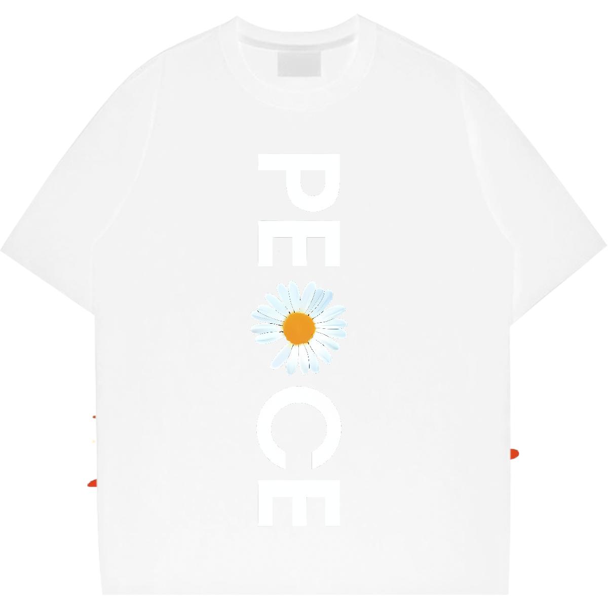 Factory Direct T Shirt For Woman Short Sleeve Cotton O-Neck Sports Street Wear Women Tshirts Floral Print 5A Clothings