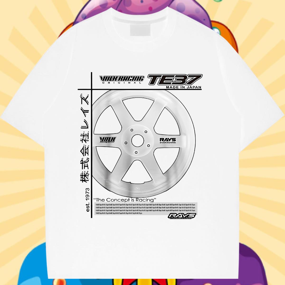 Comfortable T-Shirts Cotton Breathable Tops Shirt Casual Classic Womens Tshirts Anime Print