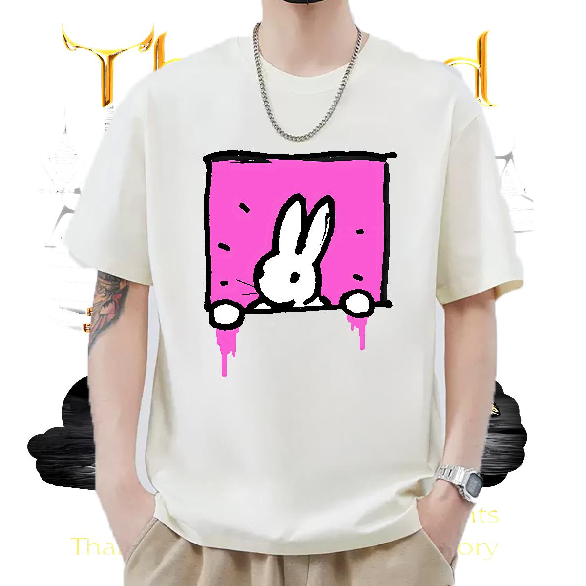 Fashion Design T shirt Black Oversized Men Tees Outdoor Crew Neck Cotton Loose Fit Clothes